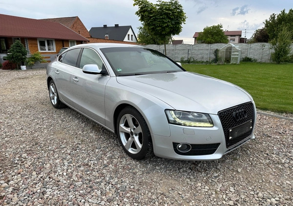 Audi A5 cena 38500 przebieg: 161710, rok produkcji 2009 z Żukowo małe 211